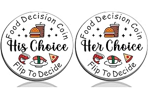 Lovers' Culinary Conundrum Coin: A Whimsical Tool for Foodie Couples
