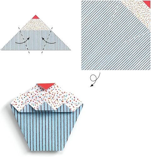 Miniatura 3 de DJECO Kit de manualidades de papel de origami Sweet Treats - Nivel 2