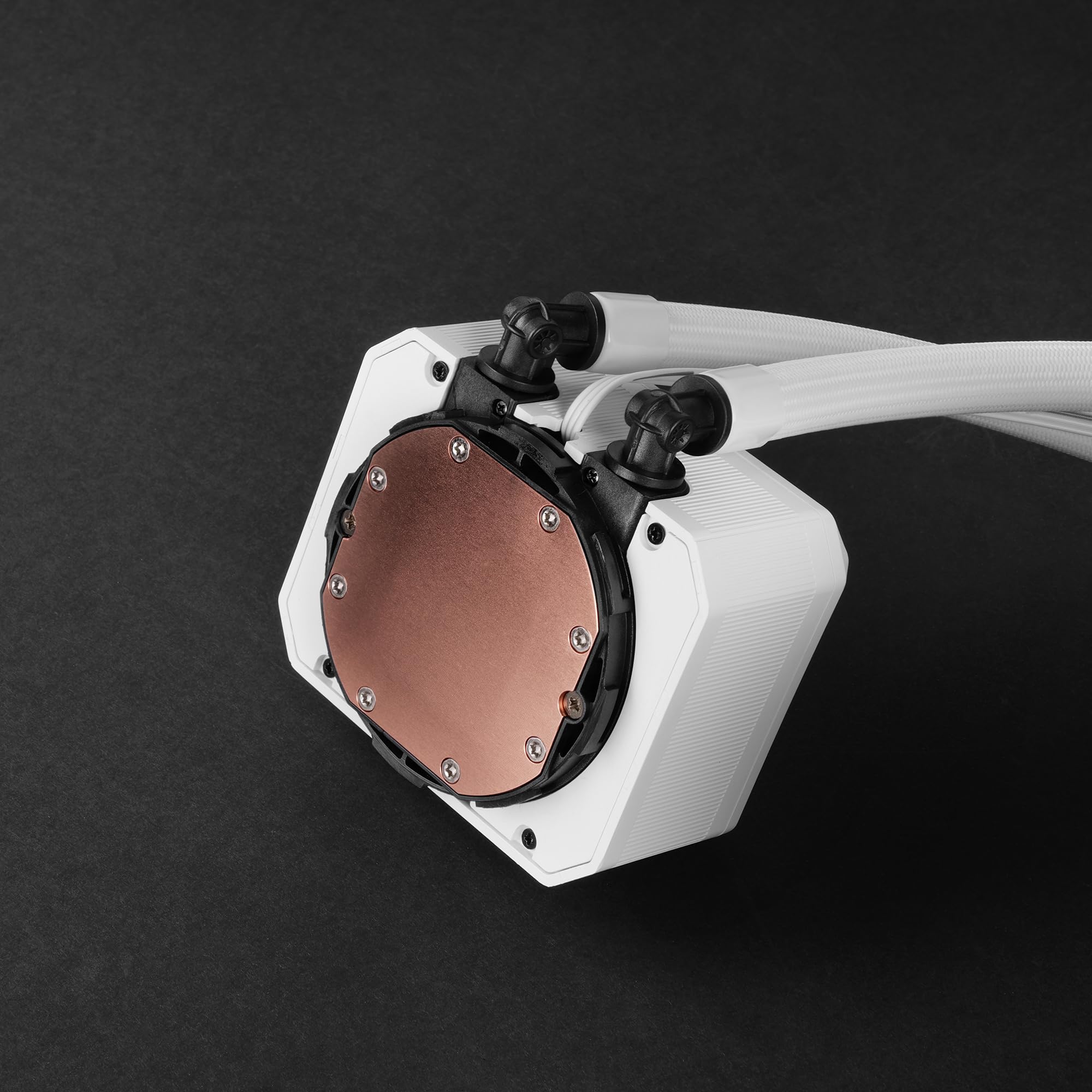 Mars Gaming ML-PROII360 Raffreddamento Liquido AIO 600W TDP, Pompa 4ª Gen Opti-Chamber Base in Rame e Microcanali, 3x Ventilatore 120mm FDB, Blocco in Alluminio Spazzolato con FRGB Lineare, Bianco