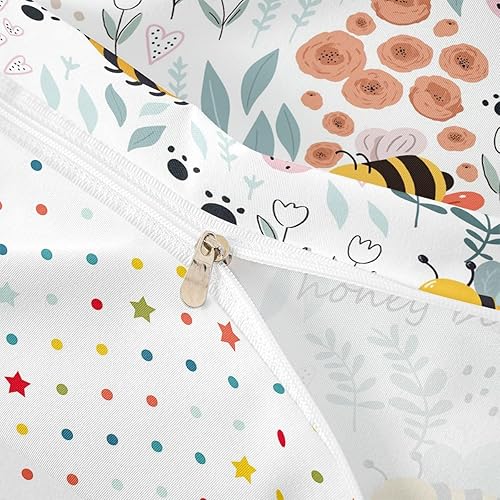 Vista 133 de Erosebridal Funda de edredón de zorro kawaii, juego de ropa de cama de zorro de dibujos animados, funda de edredón con 2 fundas de almohada para Fox