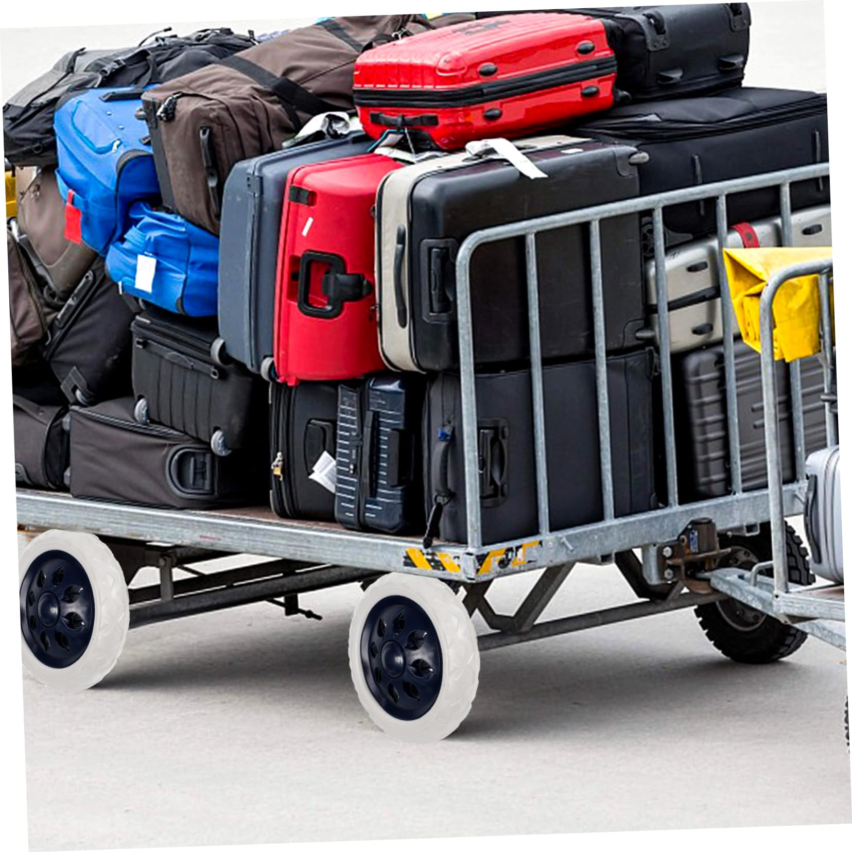 CHILDWEET 2 Piezas Ruedas De Carrito De Compras Reemplazo De Ruedas De Carro Ruedas Giratorias Para Muebles Ruedas Para Botes De Basura Partes El Plastico Ruedas Calientes Bebé De Ruedas