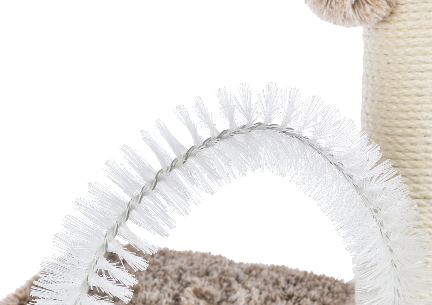 TRIXIE Adra Cat Tree with Brush, Scratching Posts, Hammock, Dangling Cat Toy