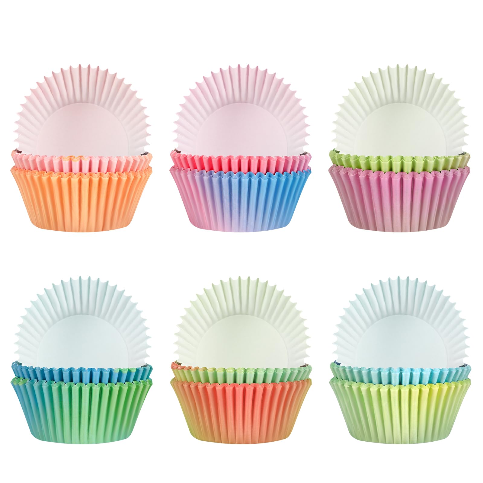 Mini pirottini per muffin Pirottini per cupcakes 300 pezzi Design