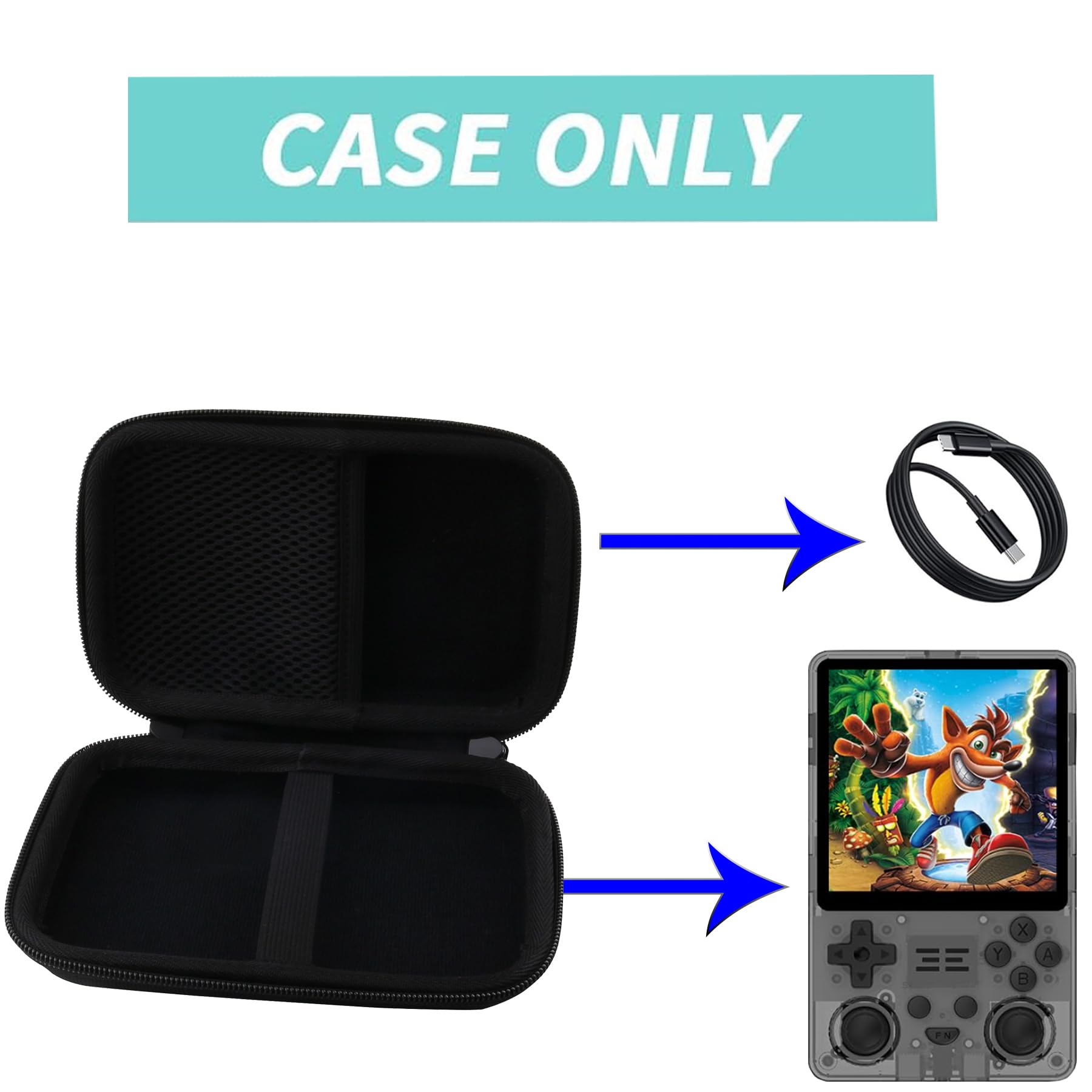ANBERNIC RG28XX＋POWKIDDY RGB20SX＋ケース Amazon.com: Supmay Hard Carrying Case for RG28XX Retro