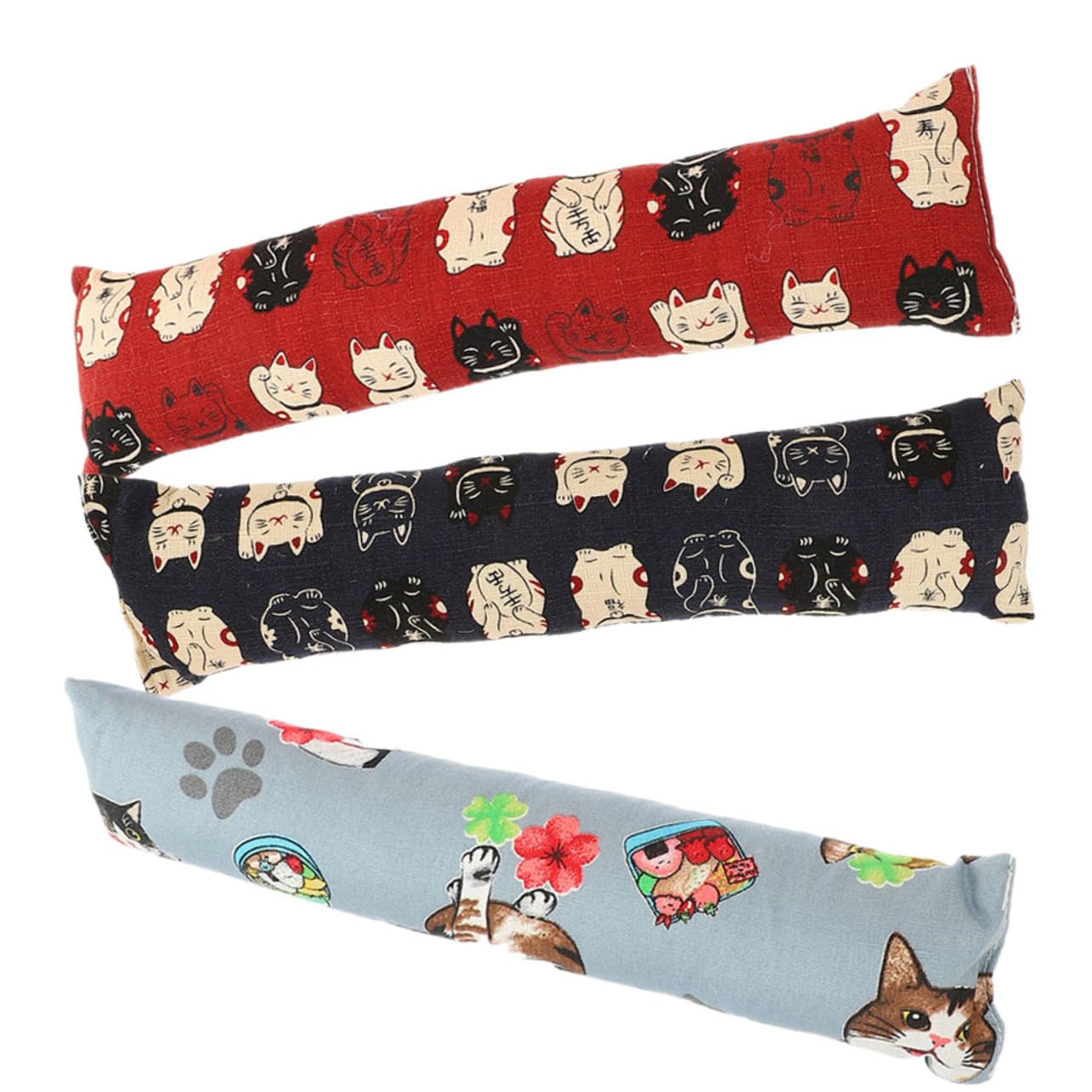 Happyyami 9pièces Jouets Forme De Coussin pour Chats avec Herbe à Chat Jouets De Grignotage Intérieurs pour Animaux Domestiques