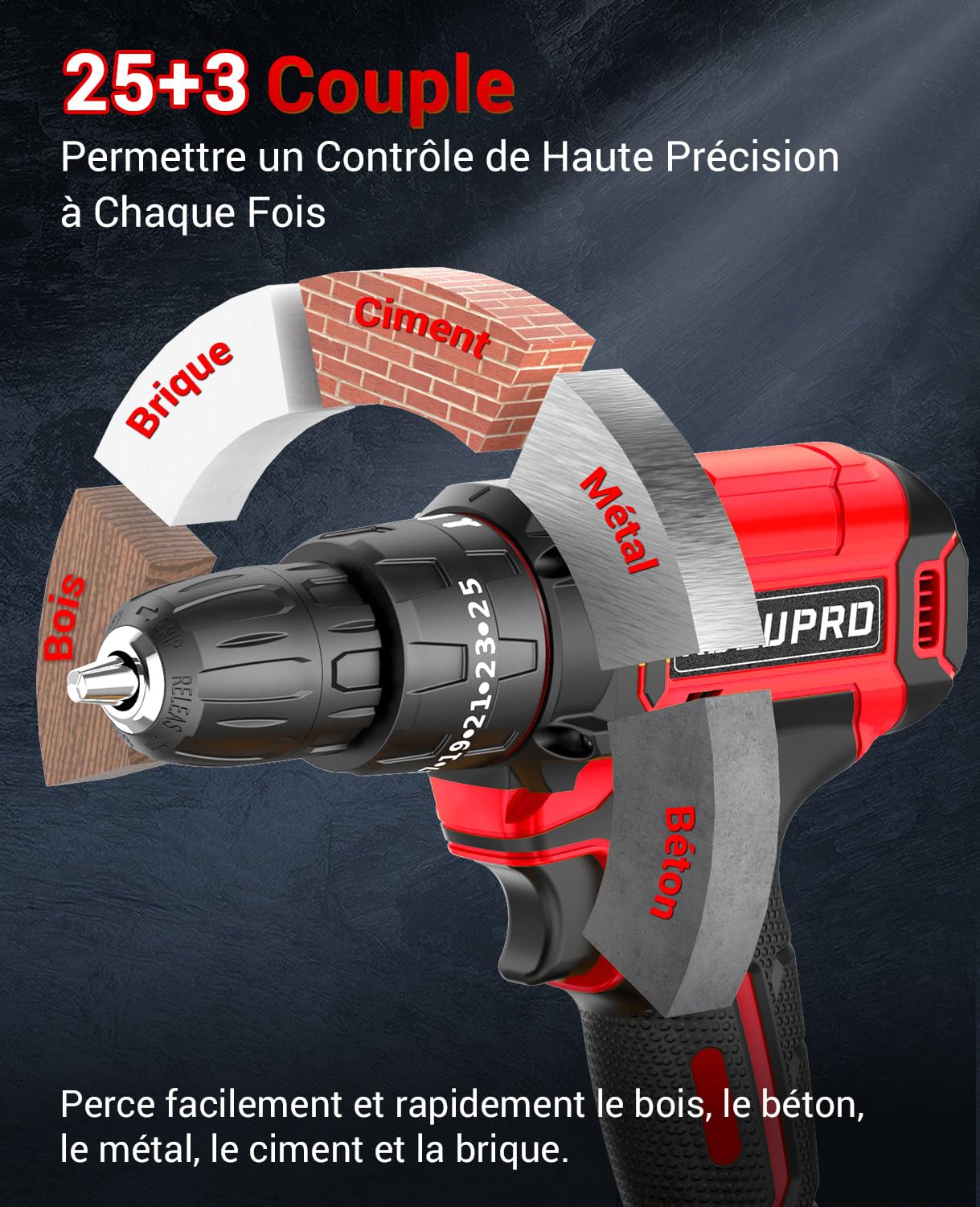 Visseuse Bosch Perceuse-visseuse Sans Fil 21V à Moteur Brushless - 55 Nm, 2 Vitesses, 2 Batteries 2.0Ah, 24 Accessoires Perceuse Percussion 21v Batterie Visseuse Bosch Perceuse-visseuse Sans Fil 21V à Moteur Brushless - 55 Nm, 2 Vitesses, 2 Batteries 2.0Ah, 24 Accessoires Perceuse Percussion 21v Batterie