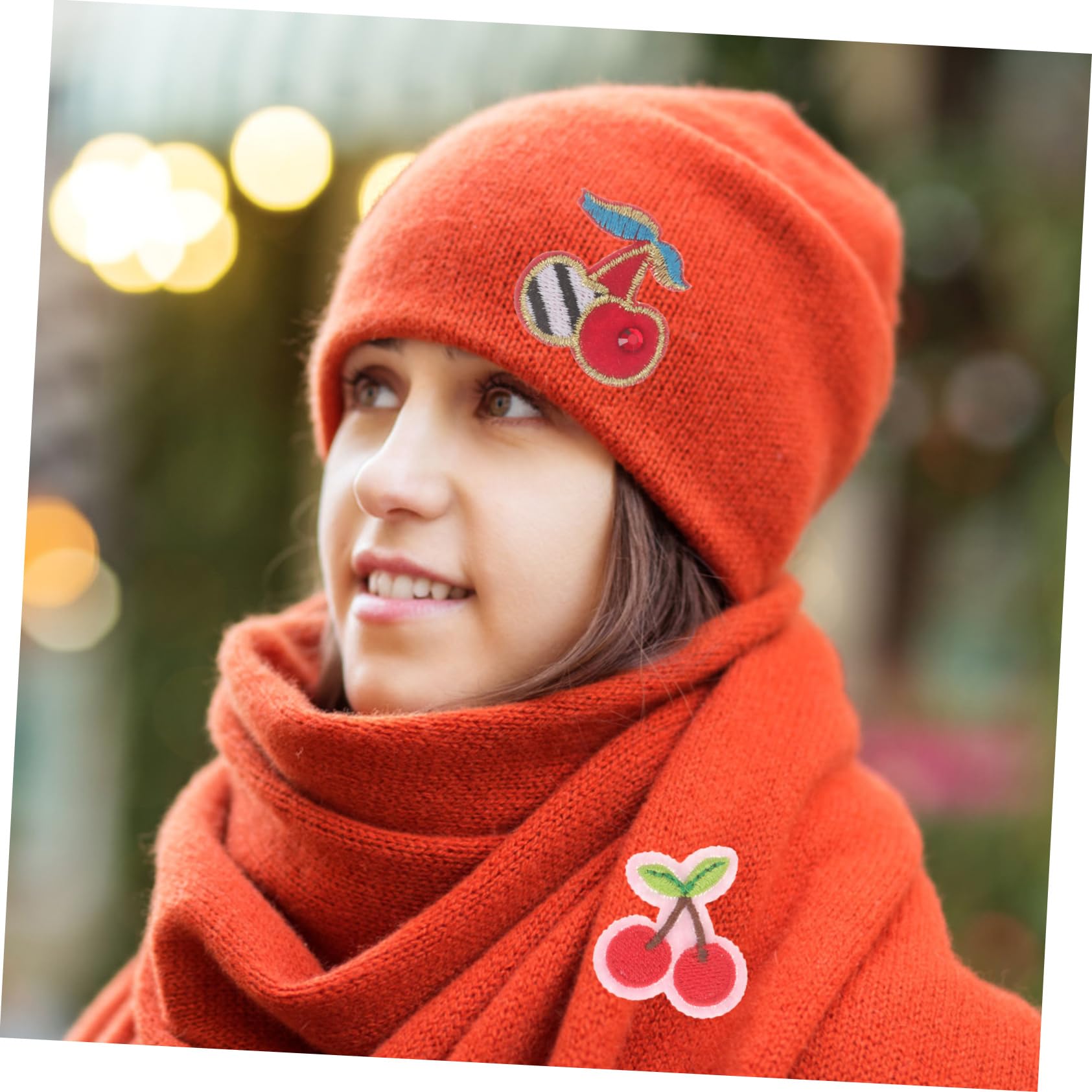 HOODANCOS 80pezzi Toppe Ricamate Ciliegie Per Abbigliamento Patches Termoadesive Per Riparazioni e Decorazioni Per Jeans Magliette e Accessori