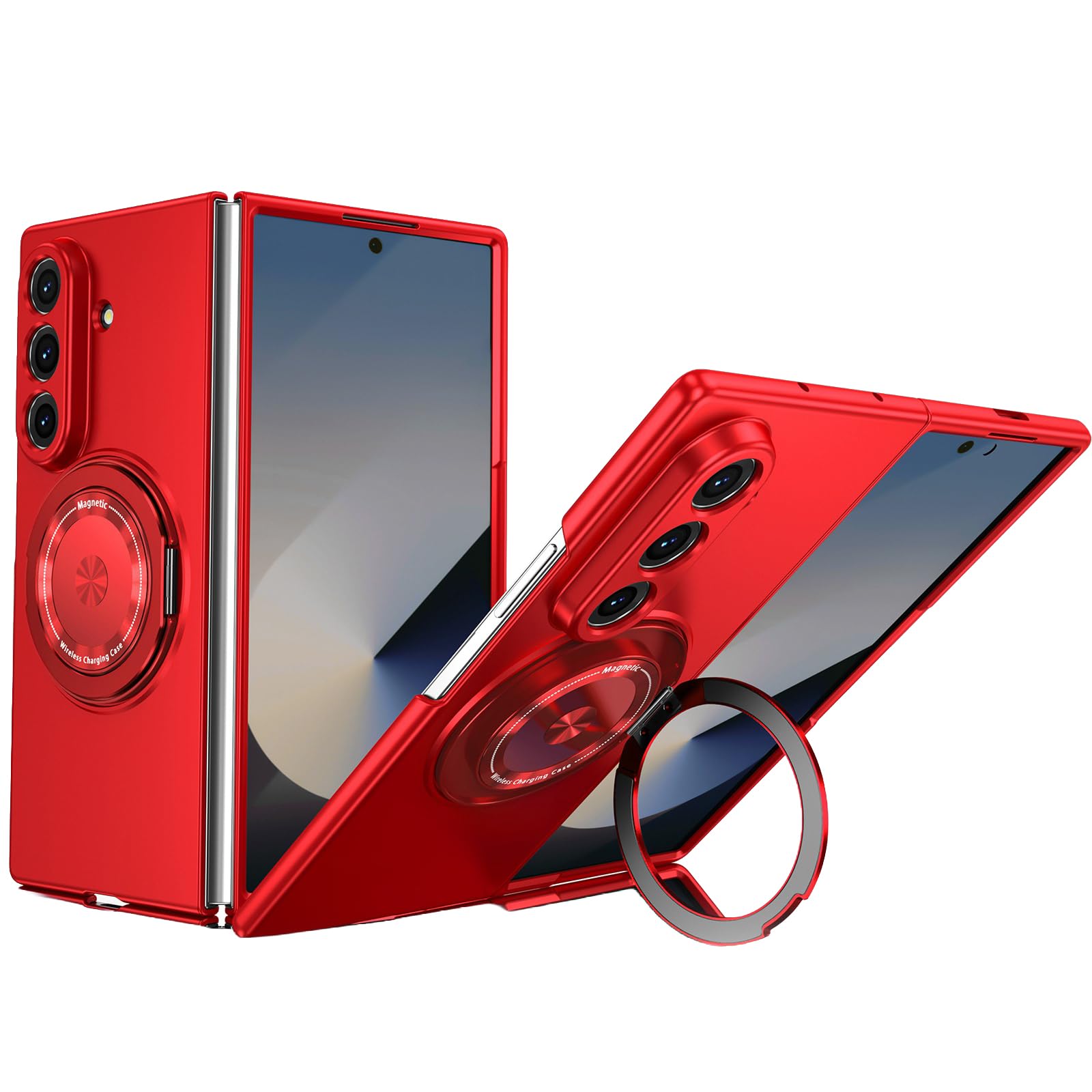 Protection Caméra Samsung Galaxy Z Fold 8 Ultra Coque Magnétique Rouge
