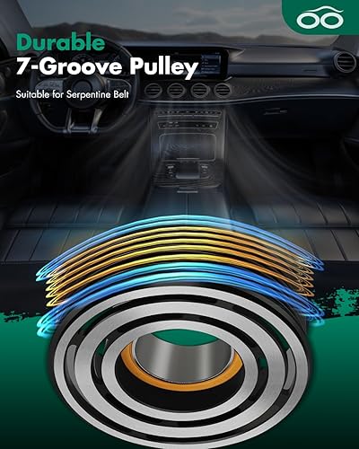 Miniatura 840 de SCITOO Compresor de CA para Acura TSX 2.4L 2004 2005 2006 2007 2008, CO 10849T Compresor de aire acondicionado con embrague 38810RBBA01 10360661