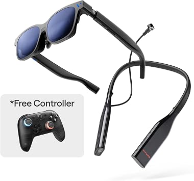 VITURE Beast XR Glasses & Pro Neckband 12GB+256GB Bundle, Multi-Screen/6DoF/Hand Gestures/Smooth Follow/Ambient Mode, Official Partner of PXPlay & XBXPlay, Wireless Freedom for Gaming & Streaming