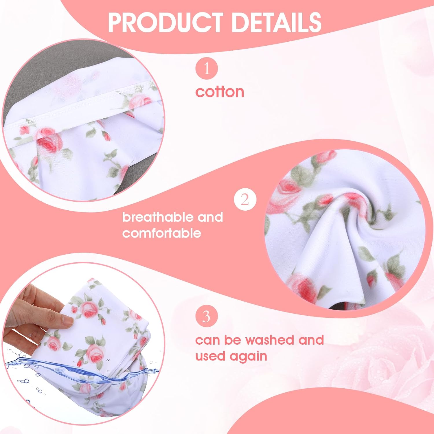 6Pcs Moisturizing Socks Overnight for Dry Cracked Feet, Cotton Sleep Socks Sleep Sock with Floral Print for Women Men, Soft Feet Moisturizer Sock or Softening, Care After Pedicure