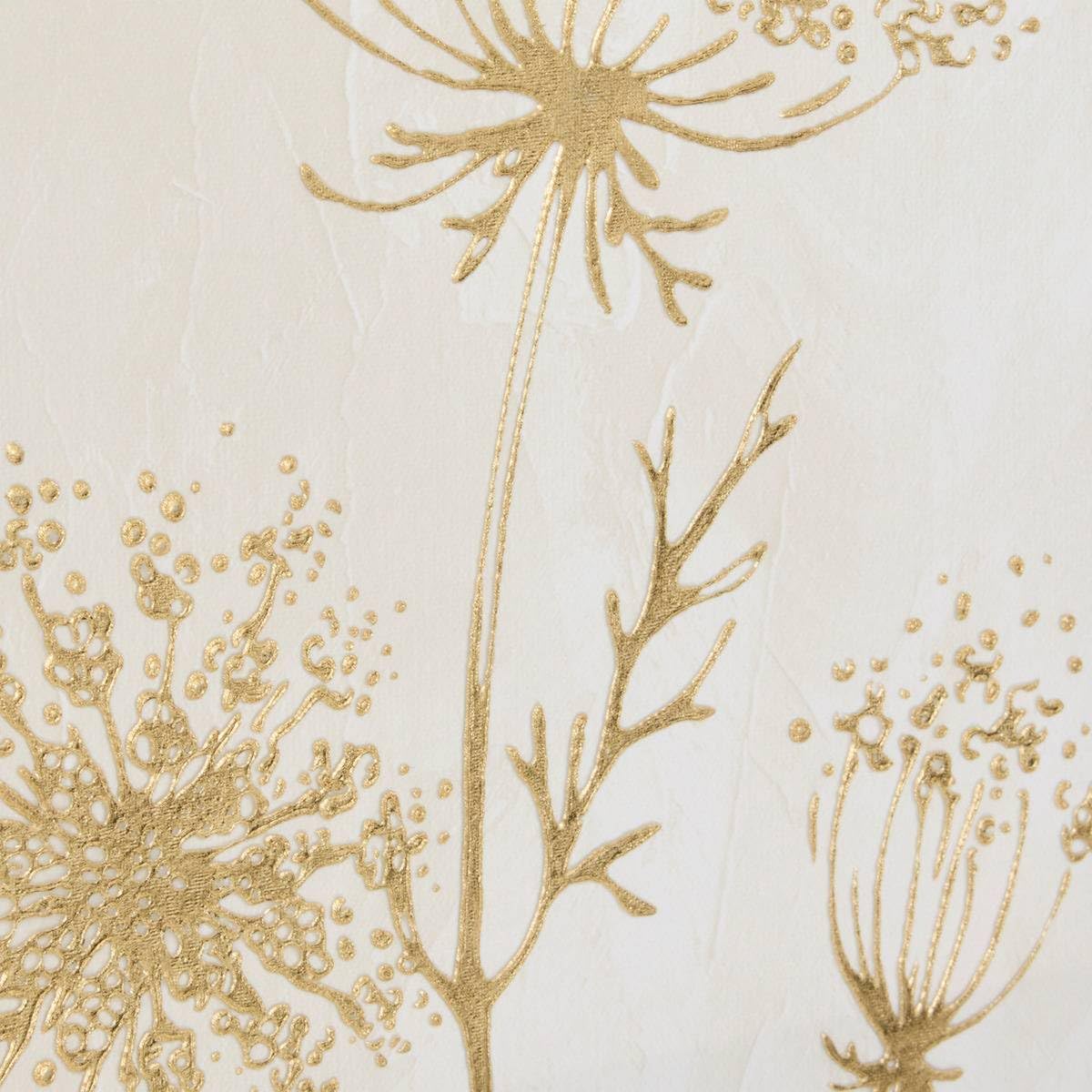Toile 3D Beryl Blanc 30x60cm Atmosphera pour illuminer le mur de votre salon contemporain