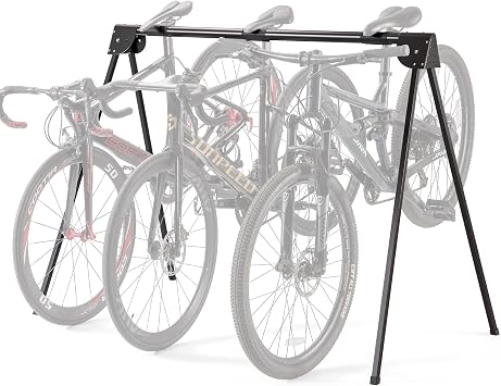 3 Bikes Stand Rack - Portable Bike Storage Parking Racks Indoor/Outdoor