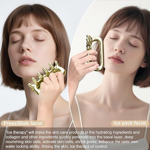 Miniatura 4 de Herramienta de masaje para fascia, terapia de hielo inoxidable, herramientas de punto gatillo para celulitis, herramienta de masaje para hombro,