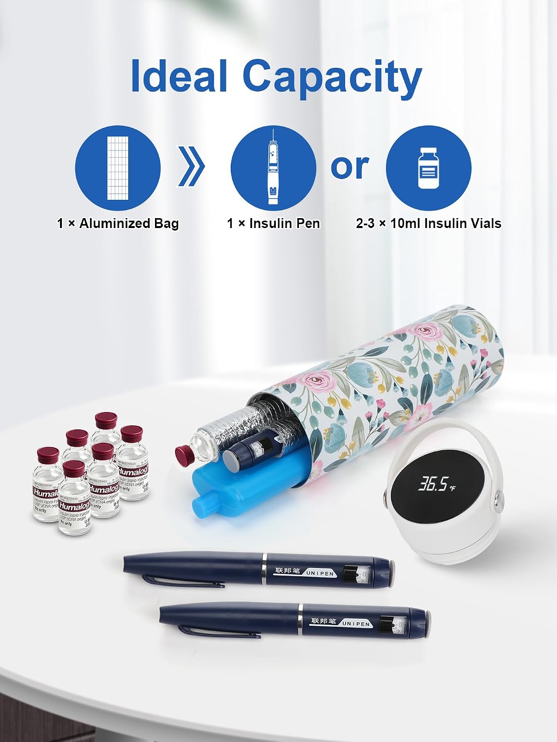 Insulin Vial Protector Bag, Aluminum Foil Insulation Sleeve Suitable for Insulin Bottles and Insulin Pens, Medicine Protector for Diabetes Cooler Travel Bottle (4pcs) image 2