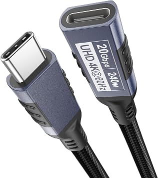 Short USB Extension Cable 6 inch Bundle USB C Extension Cable 3ft