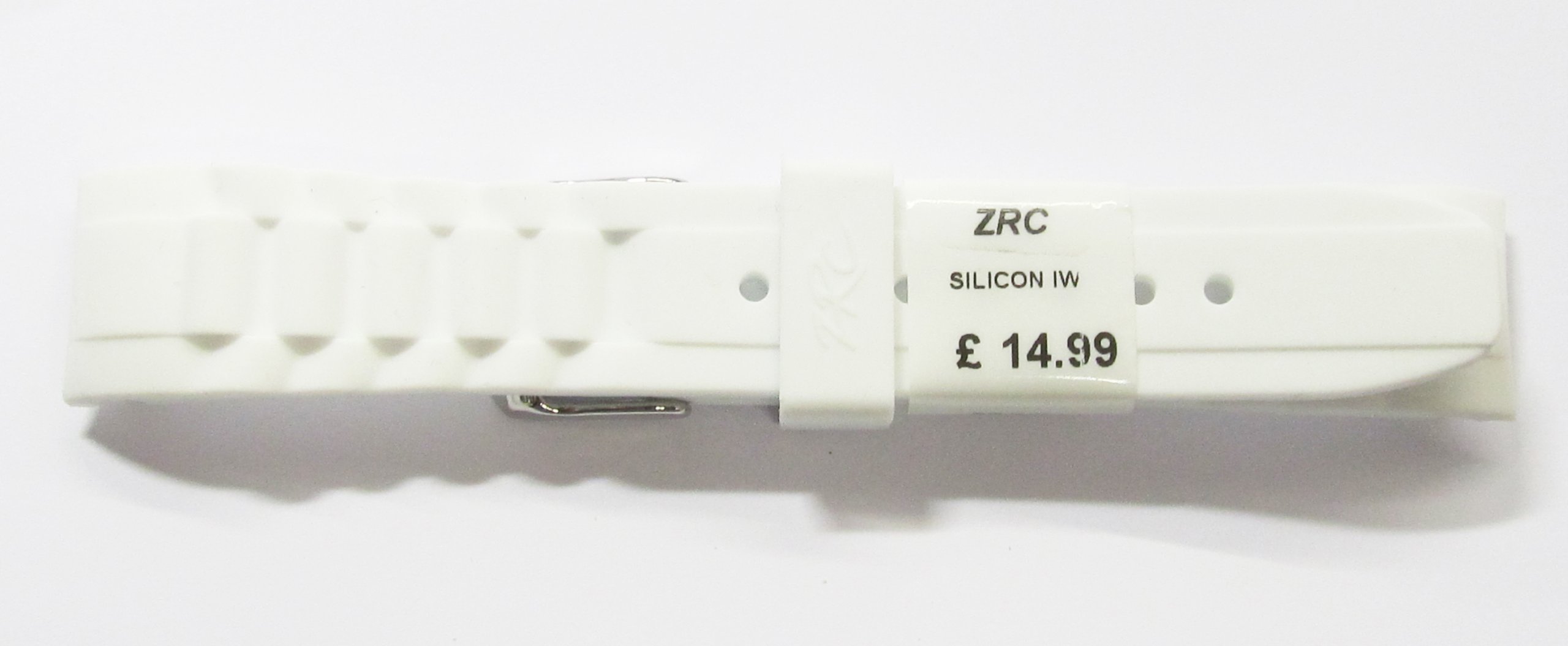 ZRC Quality Silicon Watch Strap to Fit a 20mm Watch White