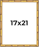 Vista 20 de Poster Palooza Marco de madera maciza de bambú dorado de 12 x 8 pulgadas con acrílico UV, respaldo de tablero de espuma y accesorios para colgar