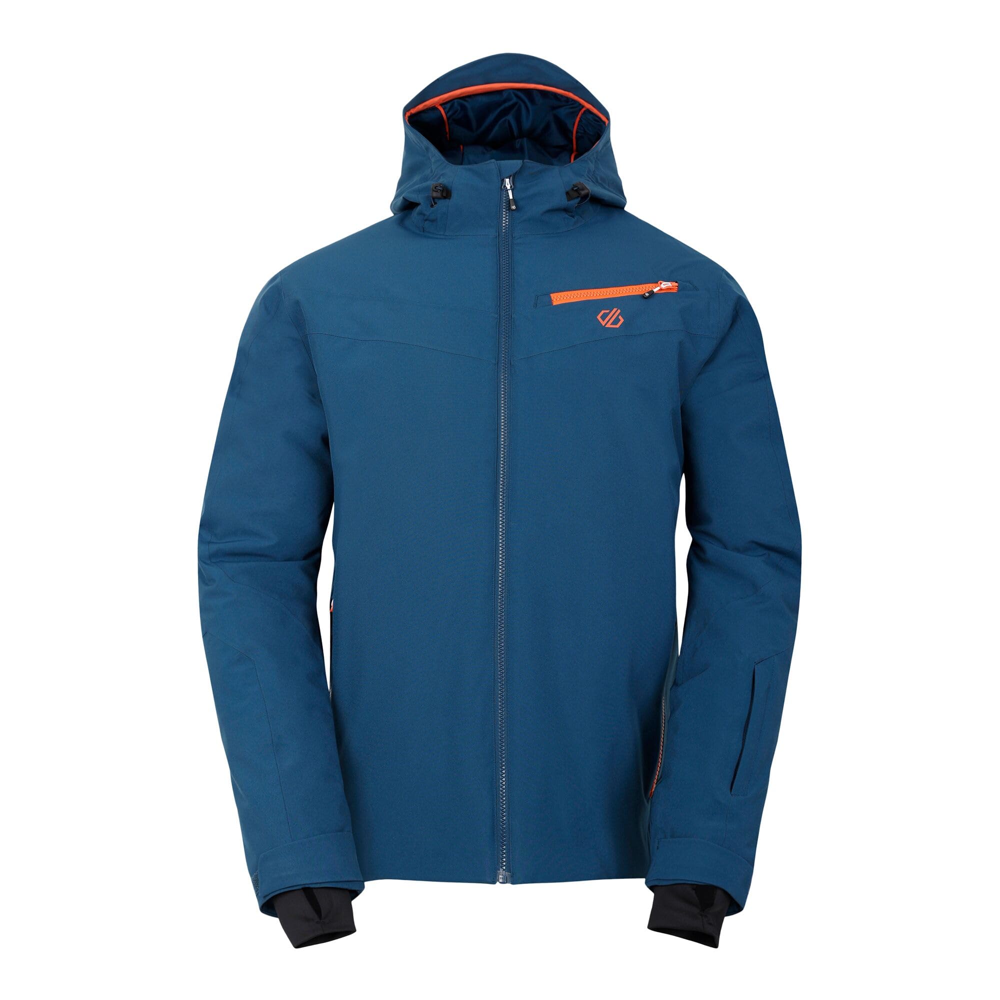 Dare 2b Mens Eagle Ii Ski Jacket, Moonlight Denim Orange, S EU