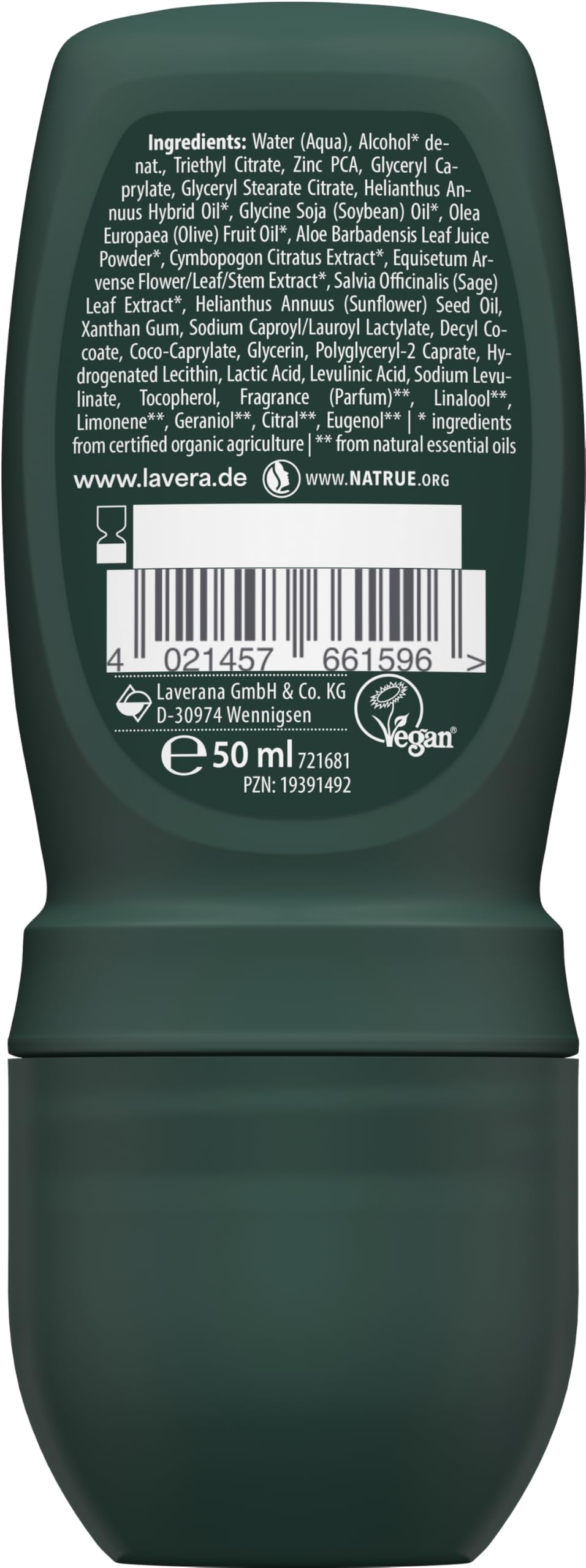 lavera Men sensitiv dezodorant w kulce – ochrona 48 h – bez aluminium – niezawodny w przypadku sportu – wegański – naturalny kosmetyk – 50 ml | Ochrona 48 godzin, niezawodna w przypadku uprawiania sportu, naturalnych kosmetyków, wegański, dezodorant do sk
