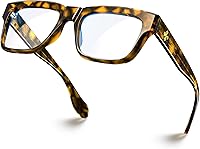 Vista 1 de VISOONE - Lentes cuadrados TR90 con bloqueo de luz azul, elegantes anteojos de computadora para mujeres y hombres; Randi