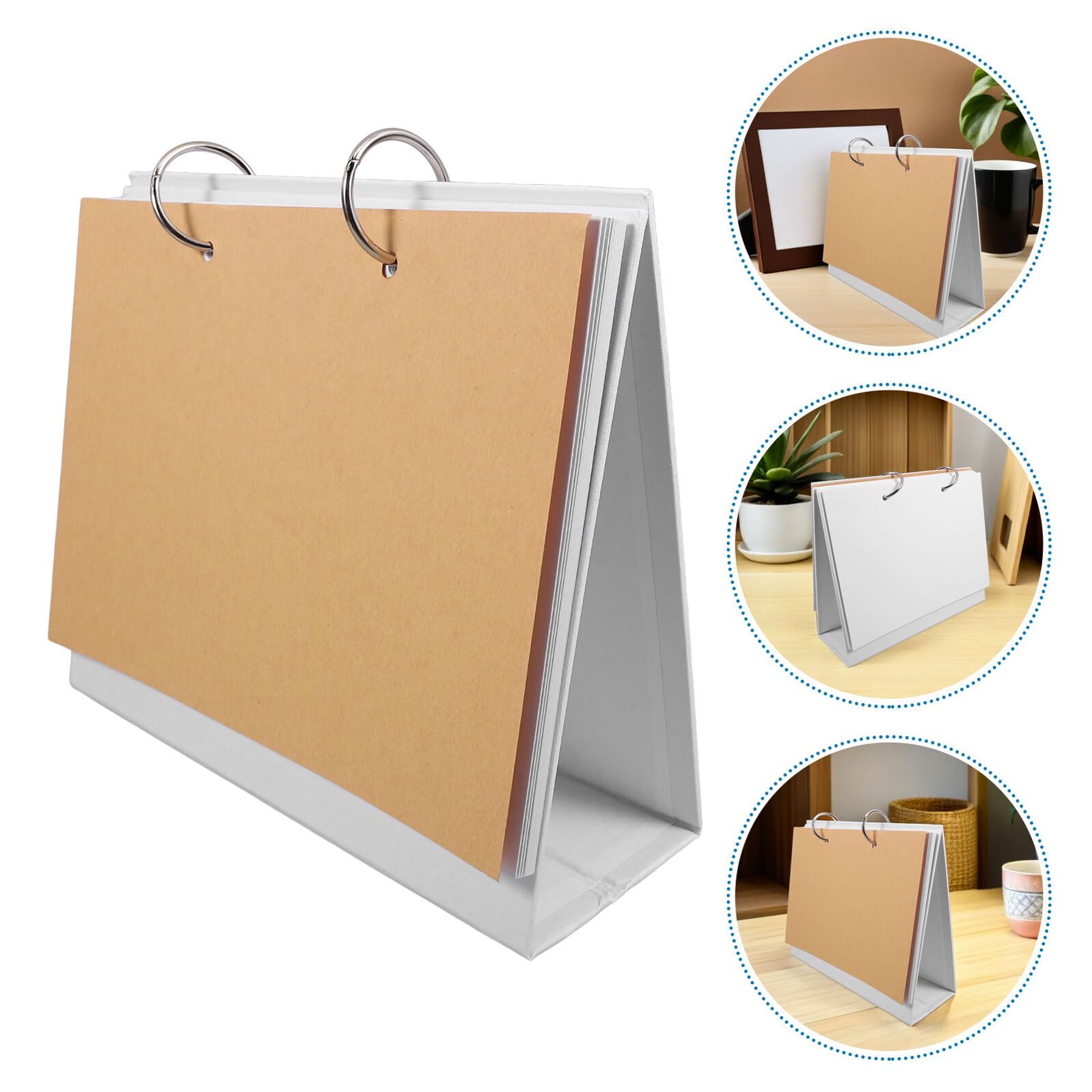 5Er Set Bürokalender Kleiner Kalender Persönlicher Planer Notizblock Organisationskalender Leerer Klappkalender Schreibtisch Klappkalender Heimplanungskalender Leerer