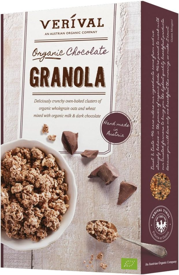 Verival Organic Chocolate Granola, 375 g