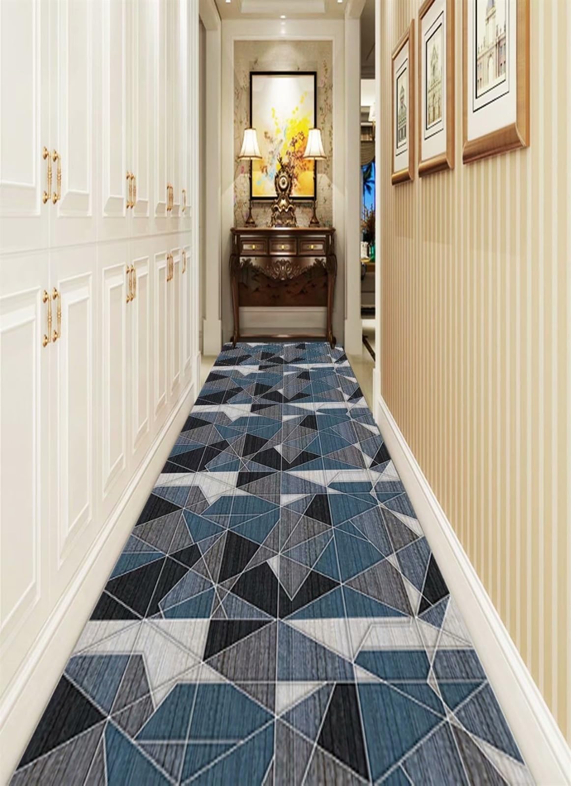 Tapis de couloir antidérapant buanderie entrée cuisine passage intensif