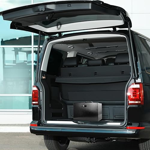 Miniatura 5 de YIYITOOLS Caja de seguridad ignífuga para documentos, resistente al fuego, caja fuerte contra incendios con doble combinación y cerradura de llave,