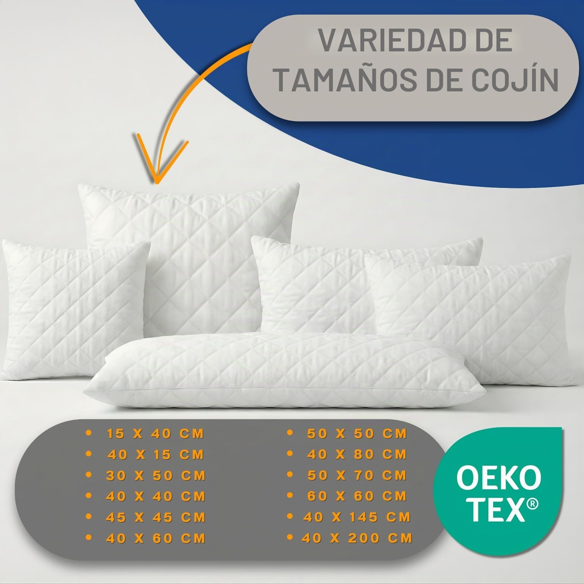 Totsy Baby Relleno de cojín de Embarazo Relleno de Almohada - 40 x 200 cm - Almohada Larga para Dormir de Lado cojín Respaldo Cama Ideal para Descanso Embarazadas Blanco
