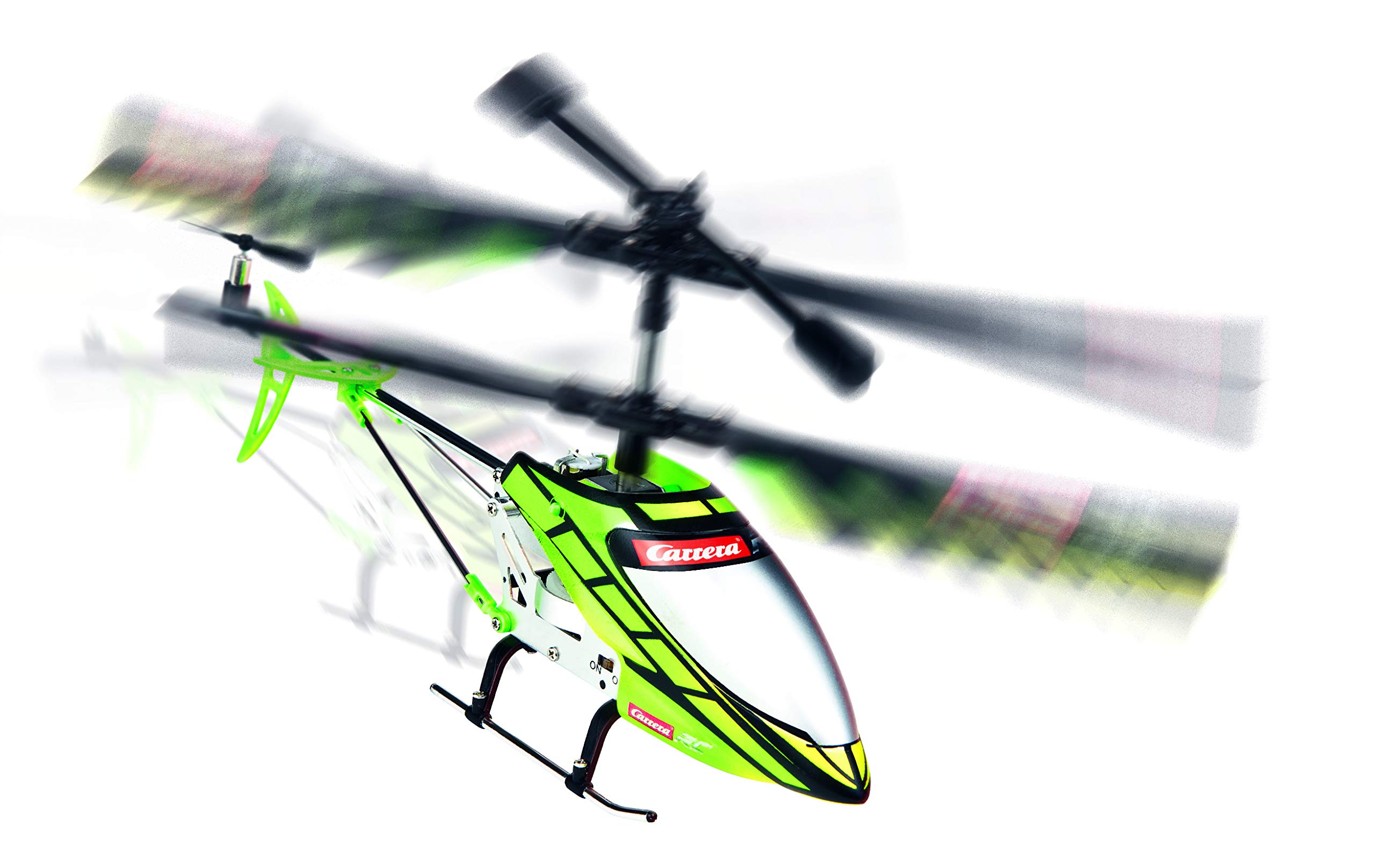Carrera 370501050 zdalnie sterowany helikopter 2,4 GHz Green Chopper 2.0 doświadcz profesjonalnego lotu wewnątrz i na zewnątrz idealny model dla początkujących