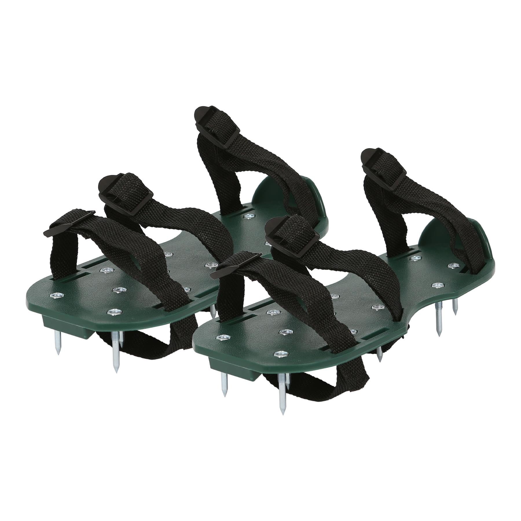Harbour Housewares Green Lawn Aerator Shoes With Hook & Loop Straps