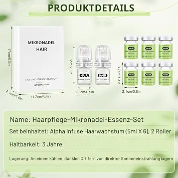 AlphaInfuse Hair Growth System Alpha Infuse Hair Regrowth Solution Hair growth serum hair growth serum pain-free micro infusion technology for quick regrowth strengthens the roots