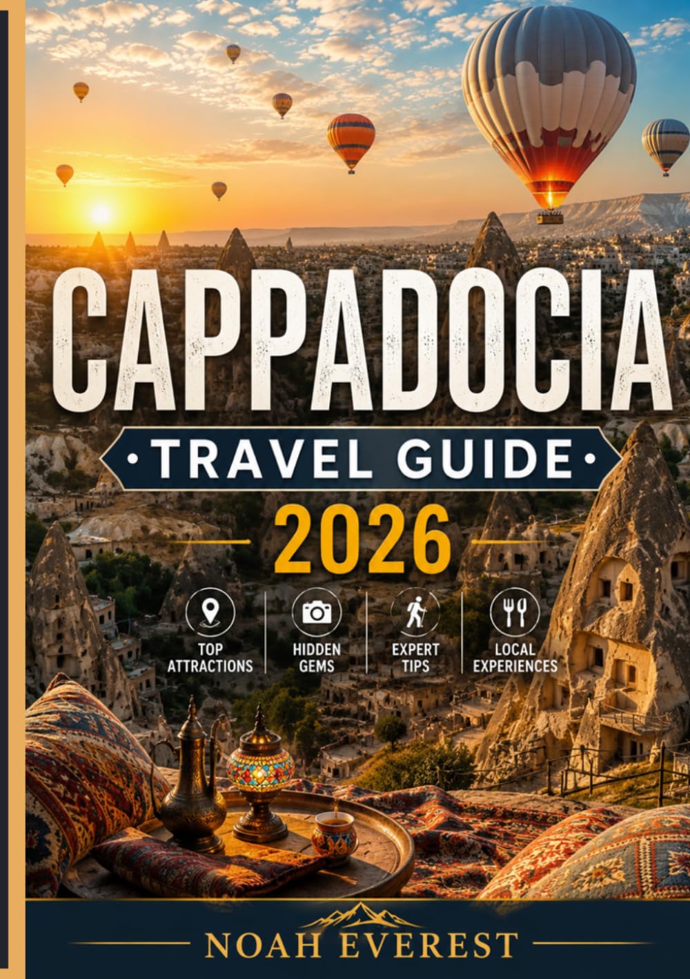 CAPPADOCIA TRAVEL GUIDE 2026: Your Complete Companion to the Land of Fairy Chimneys, Cave Hotels, Hot Air Balloons and Ancient Wonders.