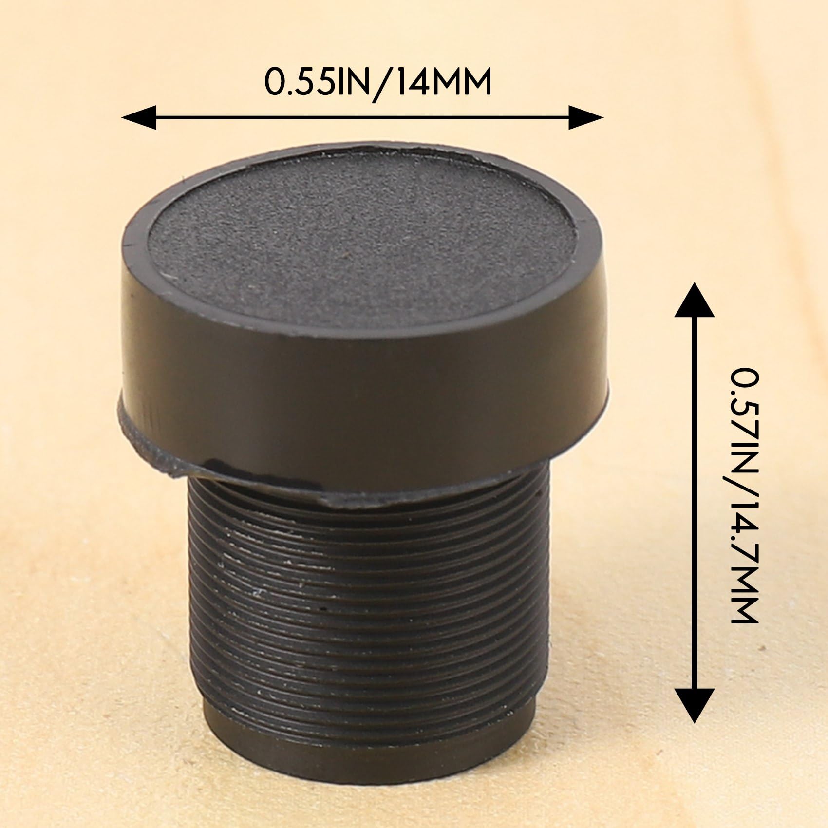 Kqcibz 3.6mm 92 Degree Wide Angle CCTV Camera IR Board Lens for 1/3