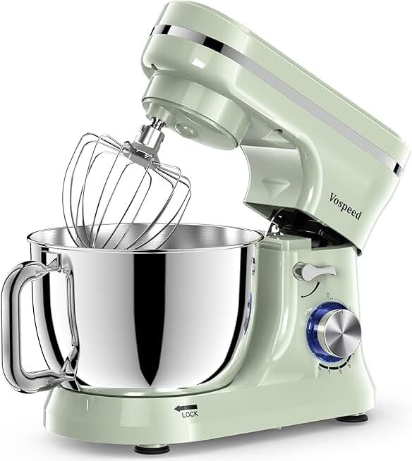 Stand Mixer,5 Quarts 8-Speed 1000W Tilt-Head Food Mixer, Kit