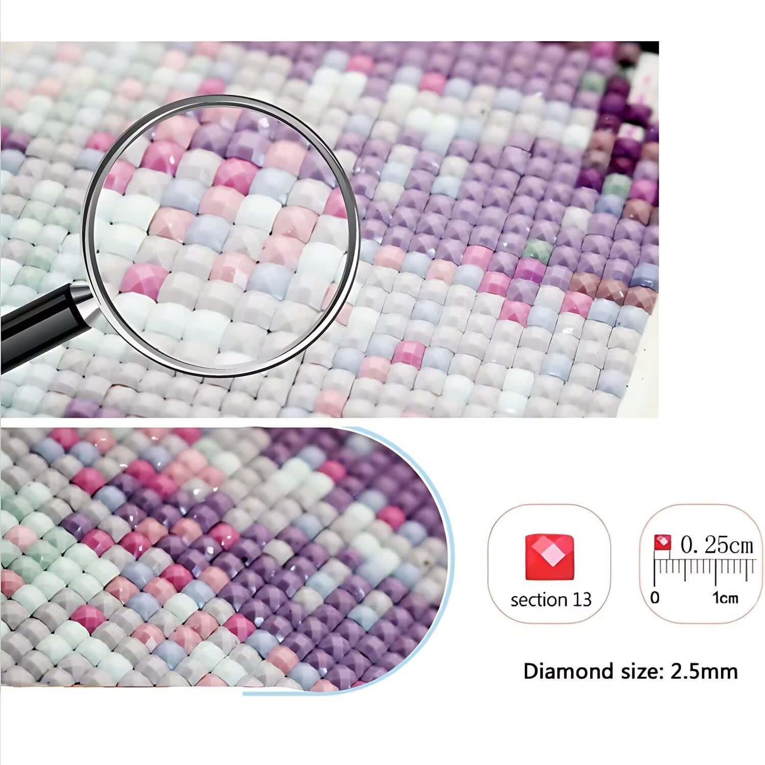 5D Diamond Painting Set für Erwachsene，Bauernhof Huhn diamant painting eckige steine bilder zubehör Set 80x100cm Diamond Painting kinder DIY crystal art Mosaik Bastelset für Haus Wanddeko Geschenk B31