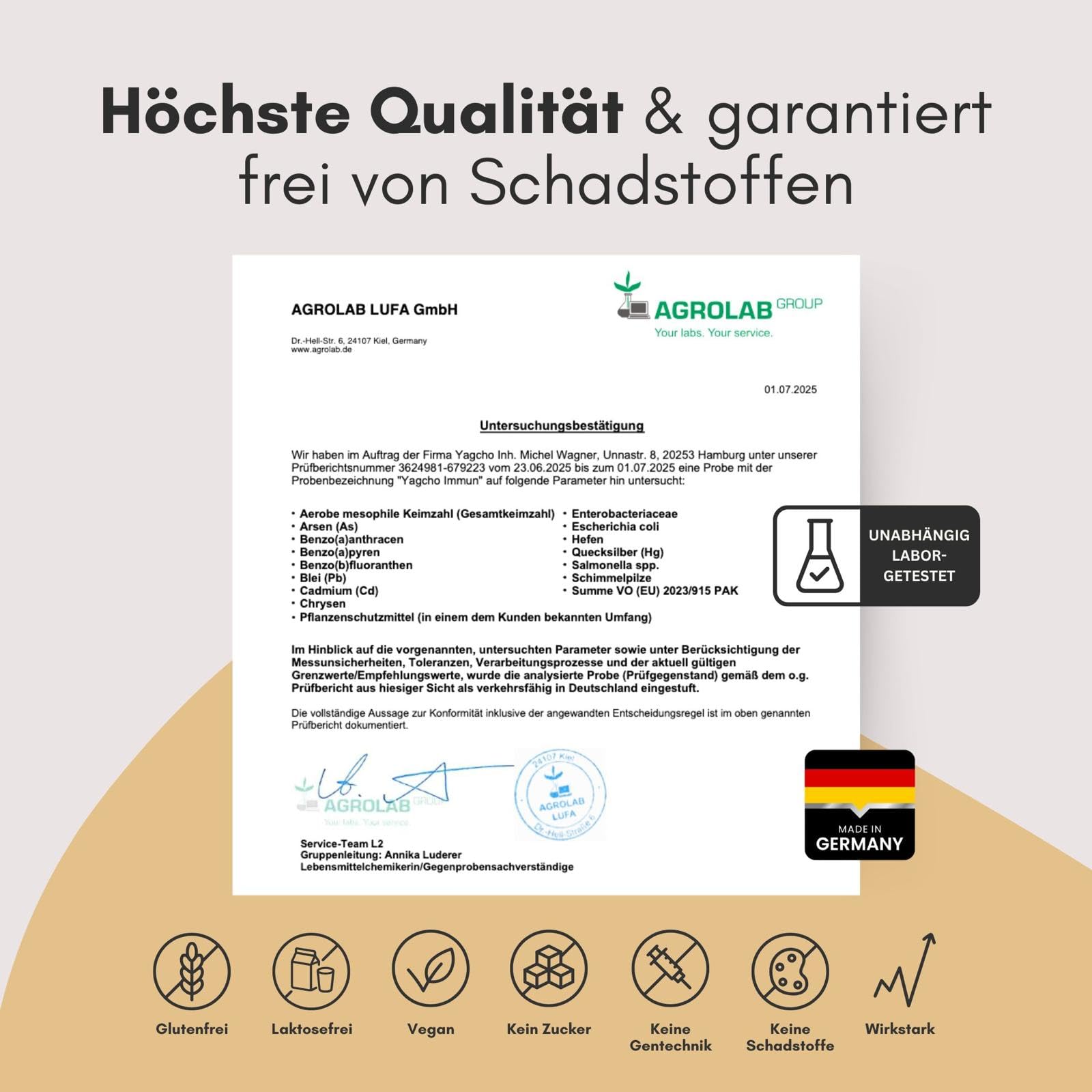 Yagcho Immun | Immun & Energie Komplex | Vitalpilze Mix | Immunsystem stärken | TCM Heilpflanzen | Pilzkaffee | Nahrungsergängzungsmittel