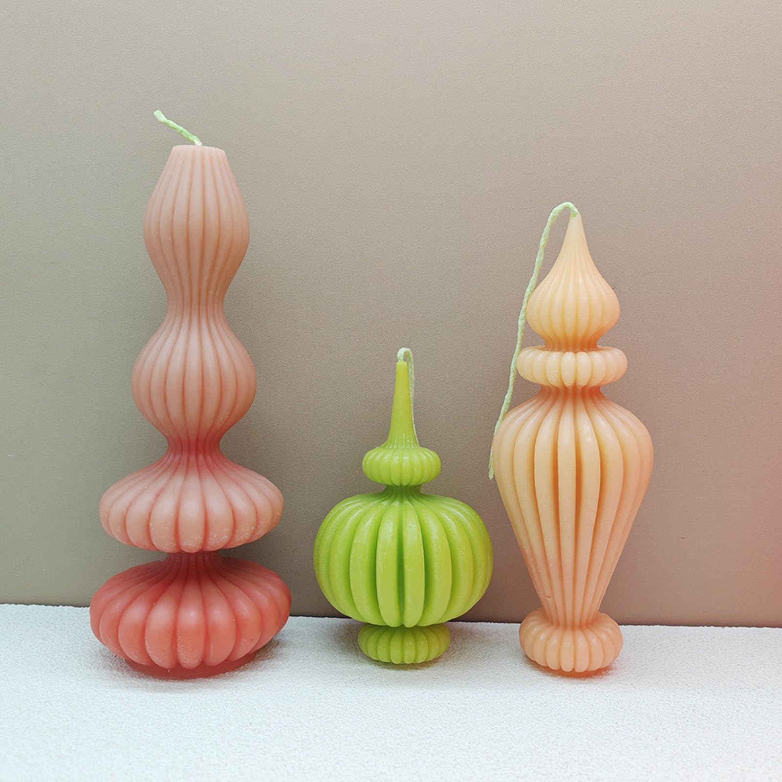 Moldes de vela de silicona torre para proyectos de resina epoxi, fabricación de velas, jabón, adornos de mesa, decoraciones de yeso, fabricación decorativa