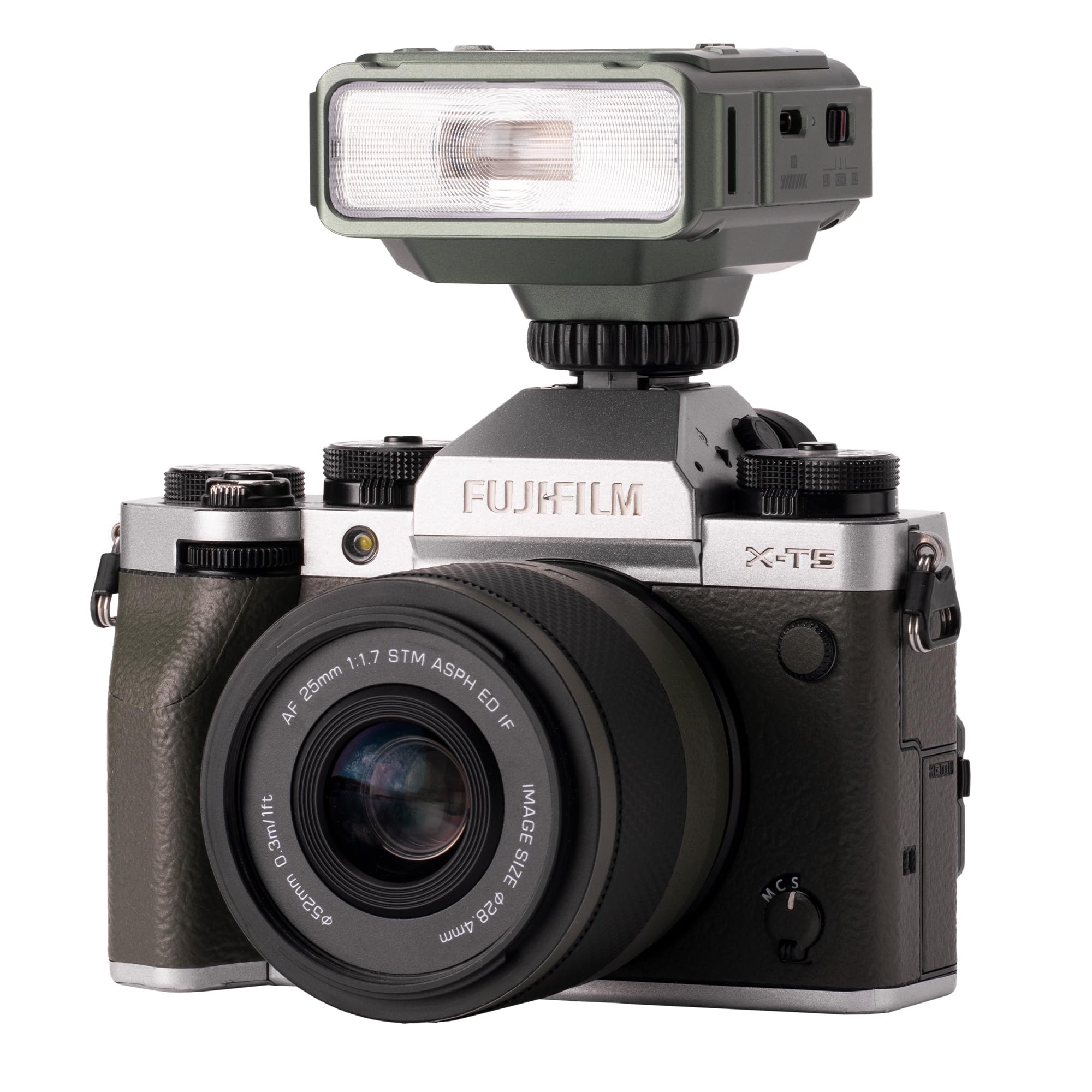VILTROX Mini Kamerablitz für Fuji Kamera, TTL-Blitz GN16,1800mAh Akku,26W/s Vollleistung,1s Recycle,S1/S2 optische Steuerung Kompatibel mit Fuji,Grün(Z3-F)