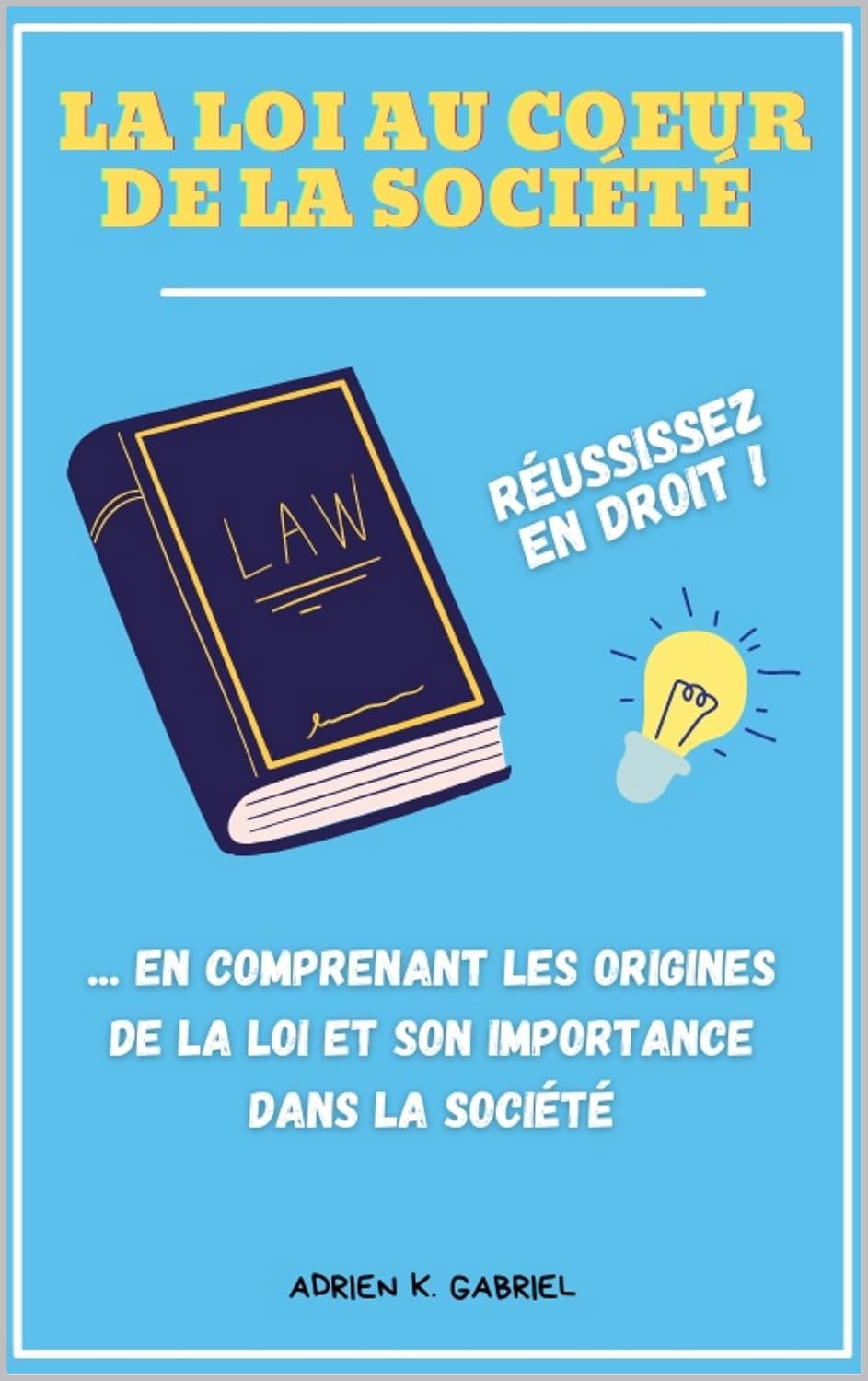 Livre (droit) La loi au coeur de la société: Réussir en droit en ...