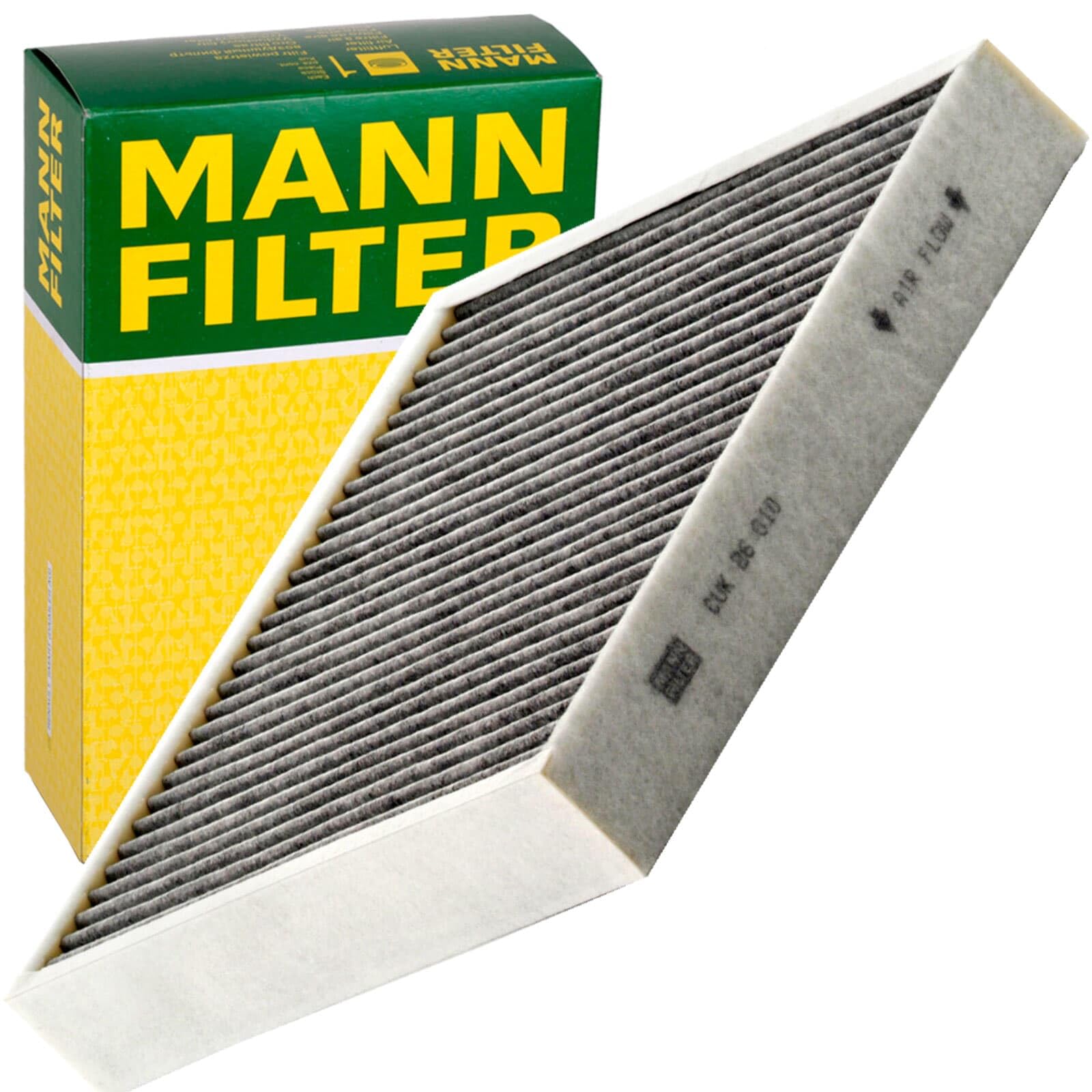 Mann Inspektionspaket+5L Mannol Nrg 5W-30 Öl | CUK26010+C15008+W712/94+588.670.001+Mn+0242240665 passend für A1 Polo 6R1 Tsi