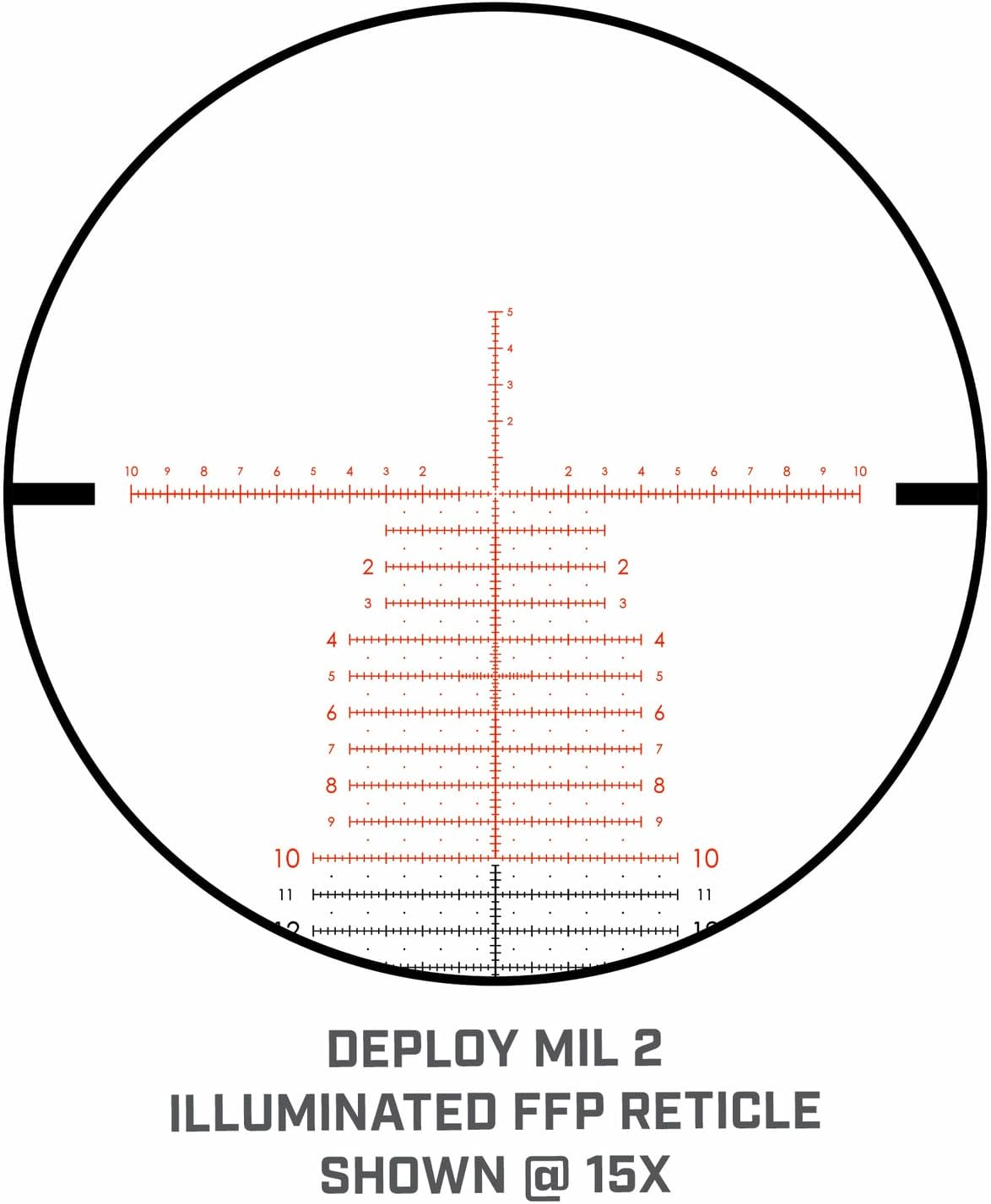 Bushnell Match Pro ED 5-30x56 Riflescope - ED Prime Glass, Illuminated Deploy MIL 2 Reticle for Precision Shooting