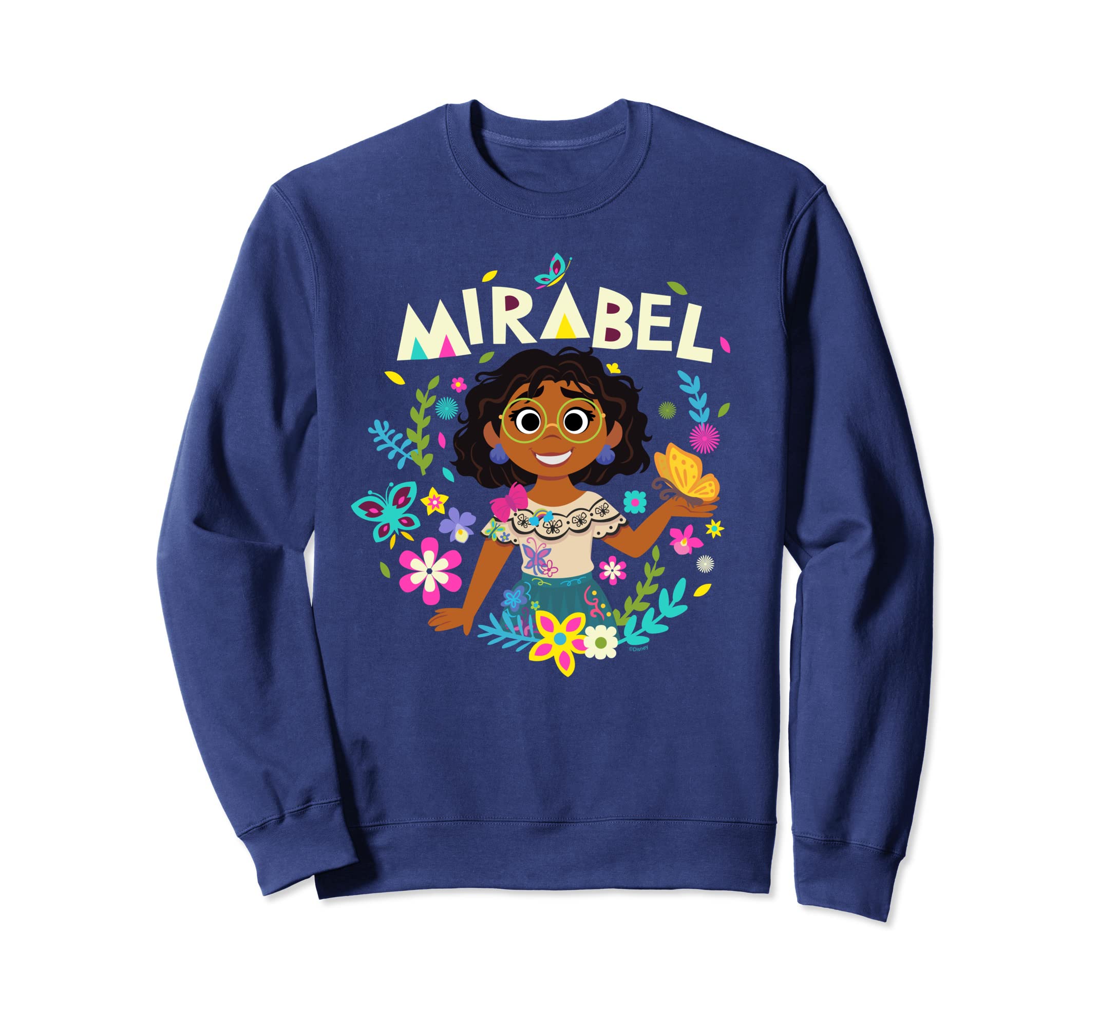 Disney Encanto Mirabel Madrigal Floral Sweatshirt