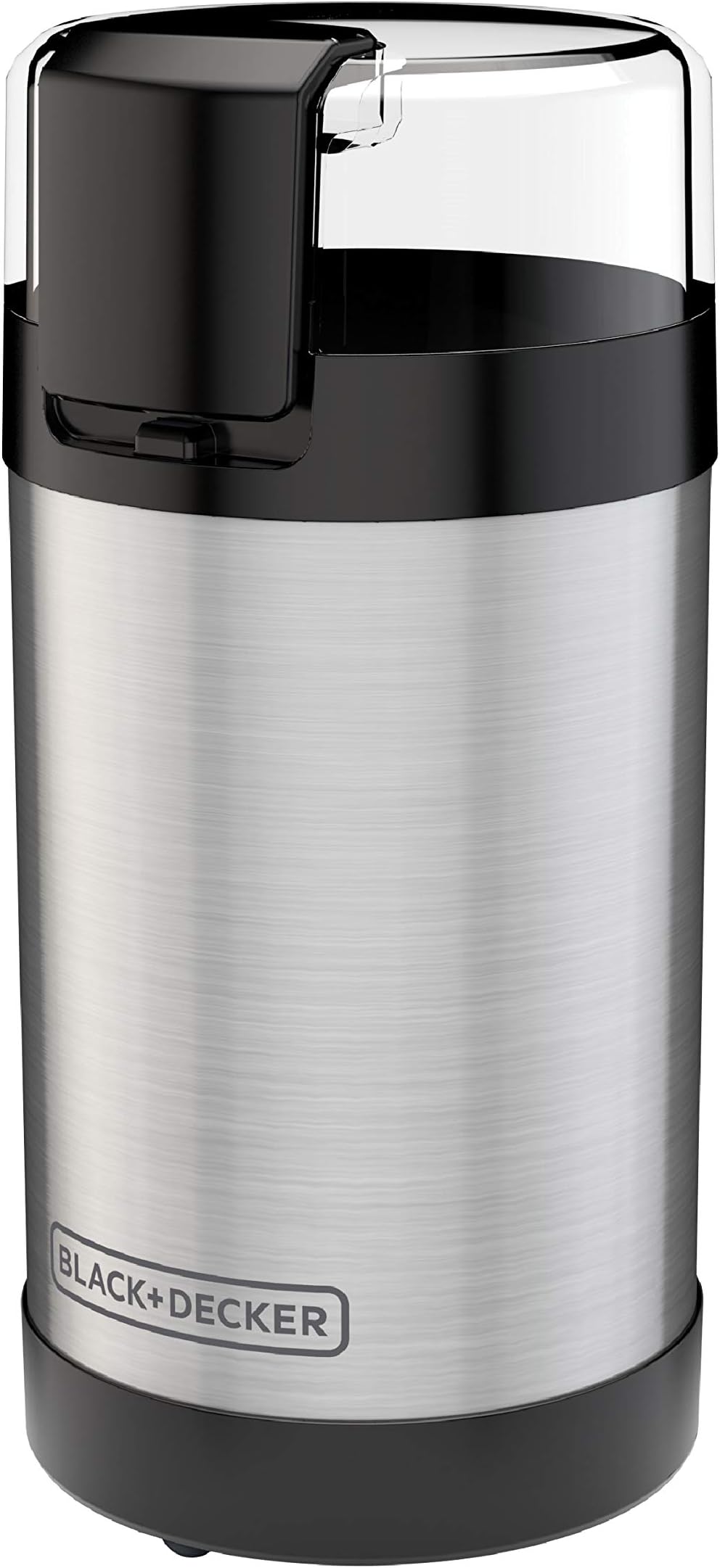 One Touch Coffee Grinder, 2/3 Cup Coffee Bean Capacity, Spice Grinder, One Touch Push-Button Control -150 Watts -Stainless Steel Blades