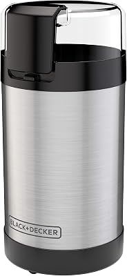 BLACK+DECKER One-Touch Coffee & Spice Grinder with Stainless Steel Blades