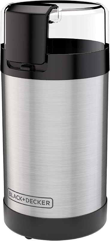 One-Touch Coffee & Spice Grinder with Stainless Steel Blades