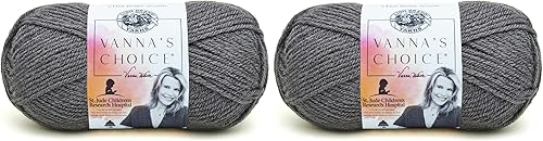 Vista 33 de Lion Brand Yarn - Ovillo de lana Vanna's Choice, color cebada, 1 madeja