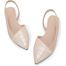 LAICIGO Womens Closed Pointed Toe Flats Slingback Low Heel Slip-on Cutout Animal Print Backless Mules Sandals