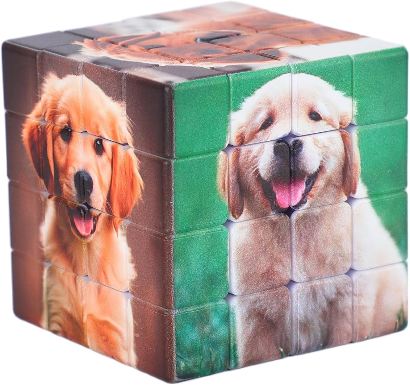Custom Cube for Photo Cube,Personalized Photo 3D Rotatable Puzzle with 6 Pictures,Birthday Christmas Personalized Gifts for Parents Family Girlfriend Boyfriend (2.44 in)